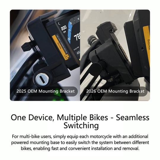 AlienRider M2-for BMW Motorcycle Smart Riding Display for BMW Motorrad – 6.2” Wireless iPhone Connectivity & Android Auto, Wonder Wheel Control, OEM Cradle Integration, Optional 77GHz BSD Radar & TPMS