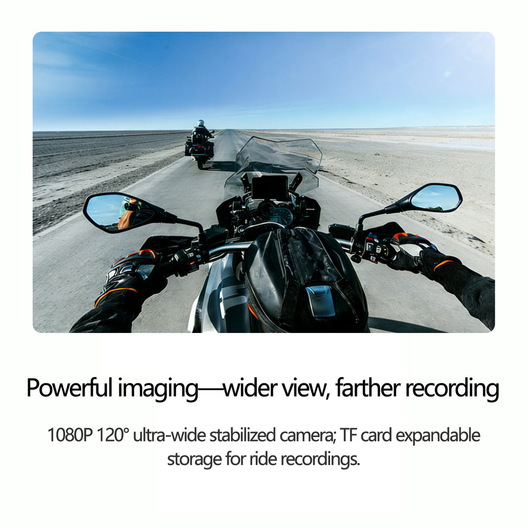 AlienRider M11 Motorcycle Dash Cam with High-Definition Image Stabilization