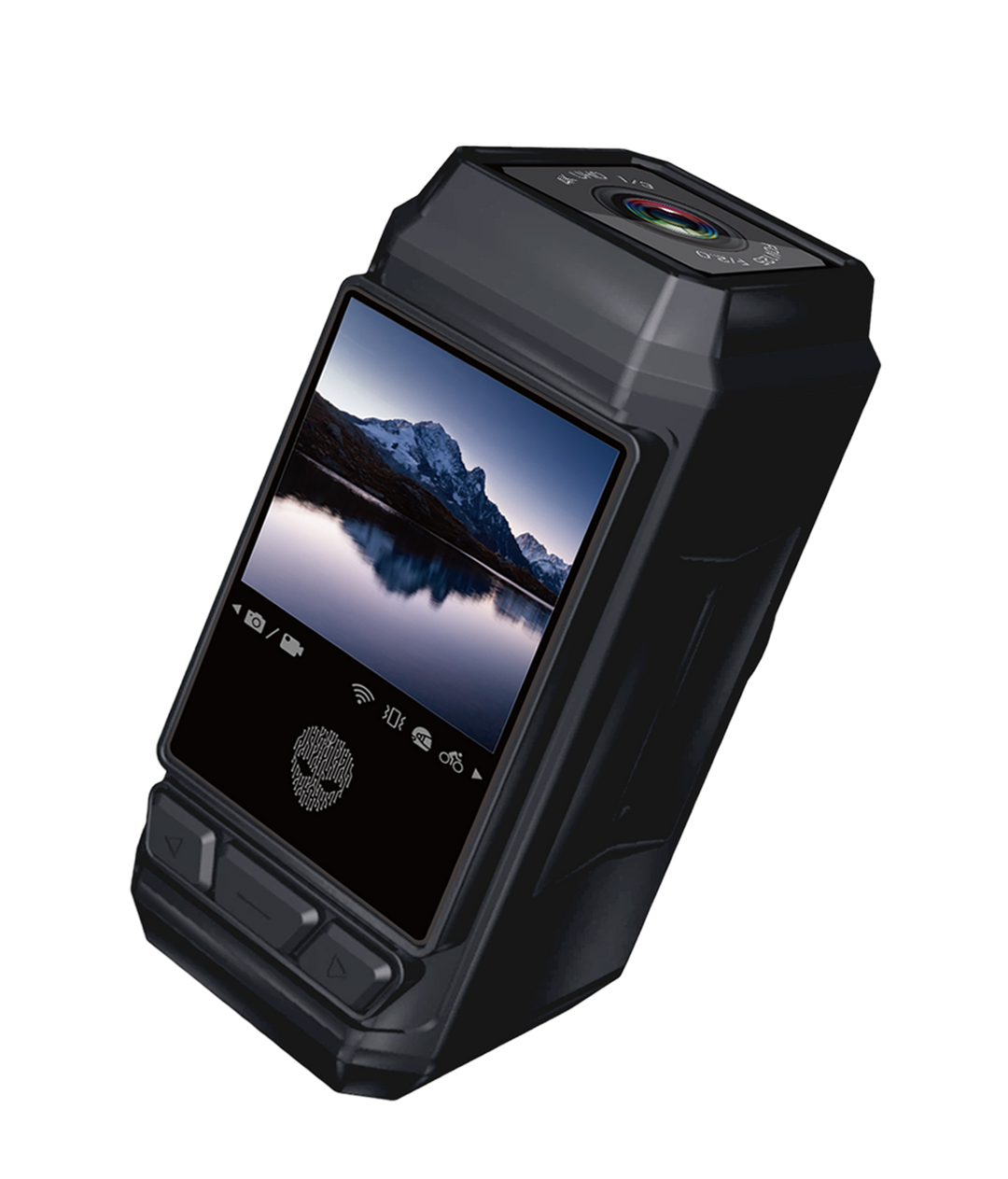 M15 4K Cycling Action Camera, 6-Axis Gyro EIS, 4200mAh Battery, 1.54-Inch Display, WiFi App Playback, Loop Recording, Supports 512GB TF Card, Quick-Release Helmet & Handlebar Mount