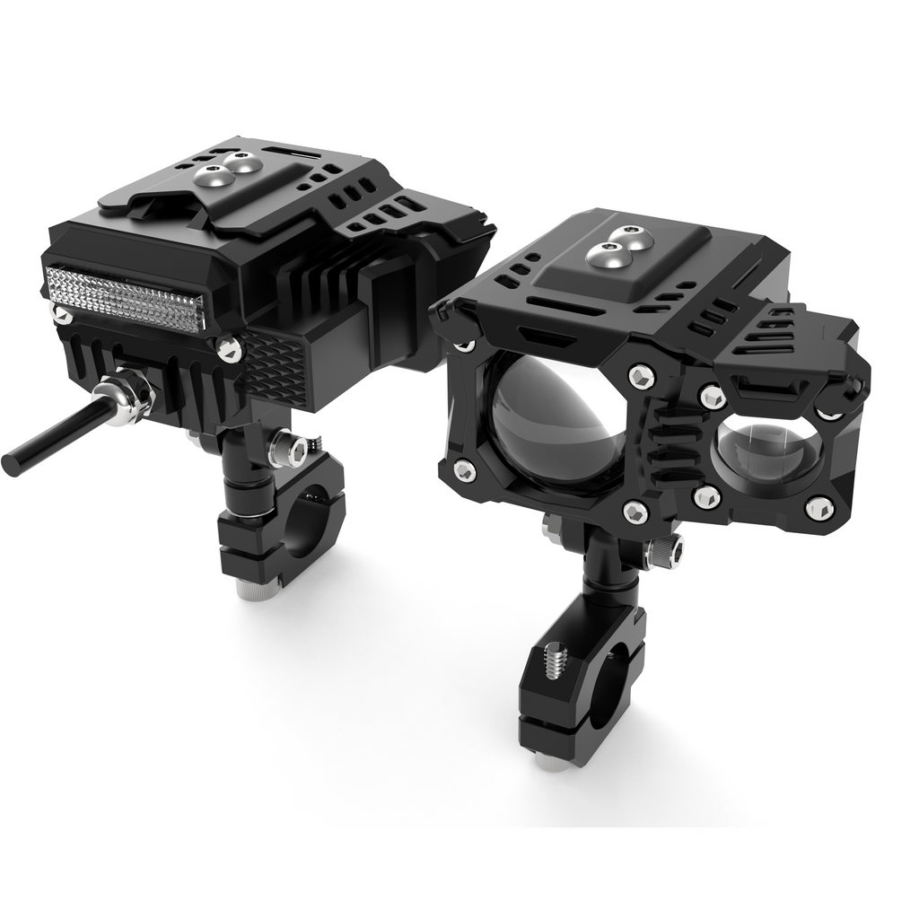 M901 Smart Motorcycle Spotlight, 180W Cornering Light, Built-in